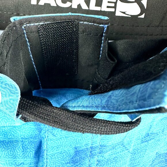 Hook & Tackle Divers Board Shorts Men's 28 Blue Mahi & Tuna Fish Pattern - Picture 7 of 8